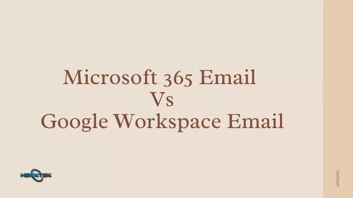 microsoft 365 email vs google workspace email