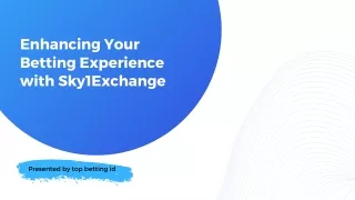 Sky1Exchange Login - Your Gateway to Betting Excitement