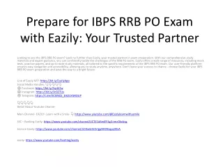 Achieve Success in IBPS RRB Officer Scale 1 and Scale 2 Exam: Choose Eazily