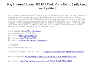 Achieve Success in IBPS RRB Officer Scale 1 and Scale 2 Exam: Choose Eazily