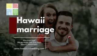 Hawaii marriage