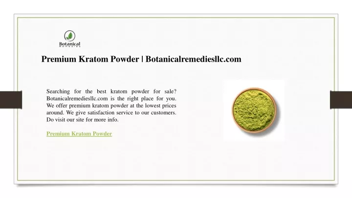 premium kratom powder botanicalremediesllc com