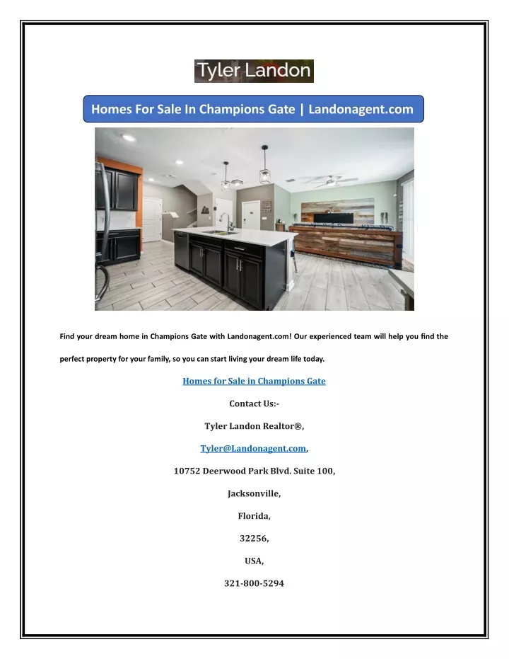 homes for sale in champions gate landonagent com