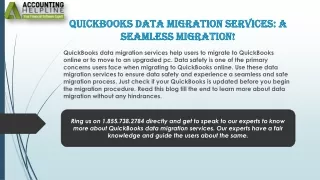 quickbooks data migration services a seamless migration