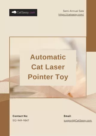 Automatic Cat Laser Pointer Toy