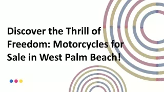 Motorcycles for Sale in West Palm Beach
