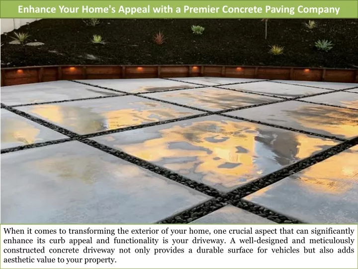 enhance your home s appeal with a premier concrete paving company