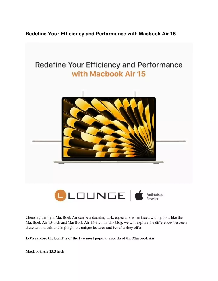 redefine your efficiency and performance with