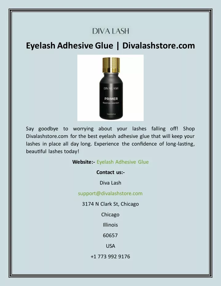 eyelash adhesive glue divalashstore com
