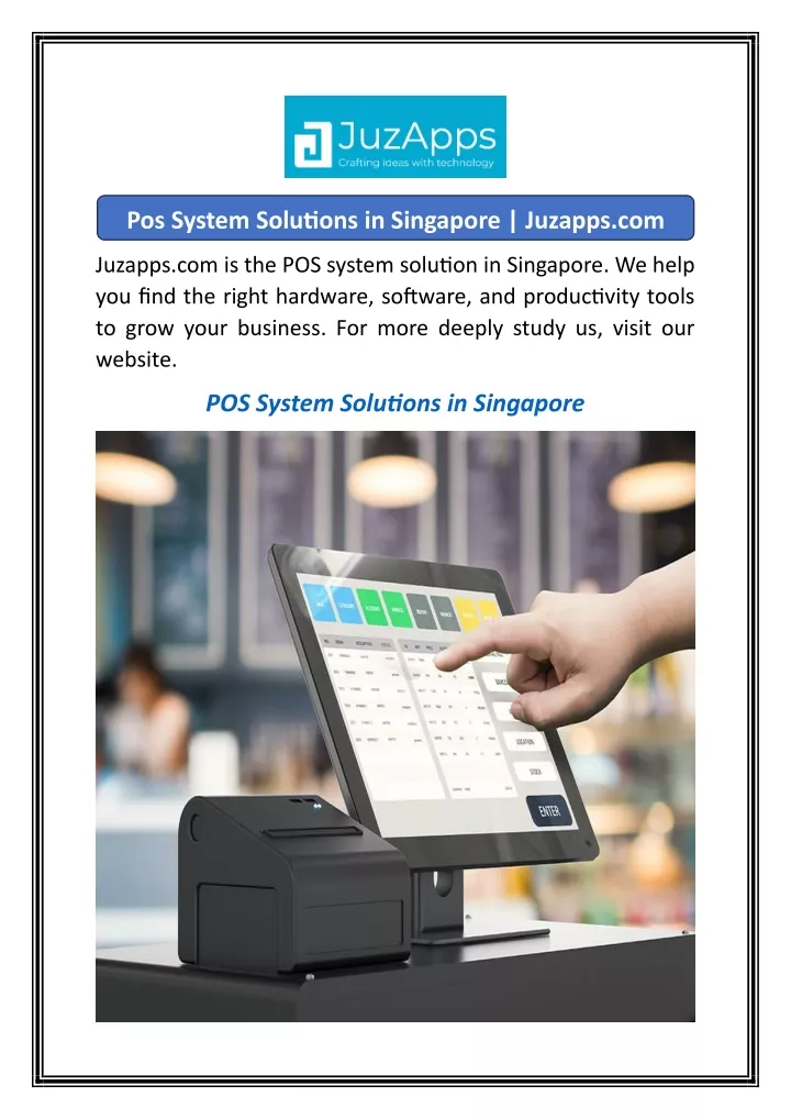 pos system solutions in singapore juzapps com