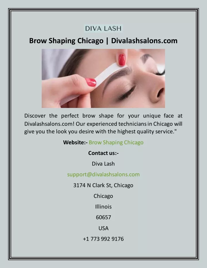 brow shaping chicago divalashsalons com