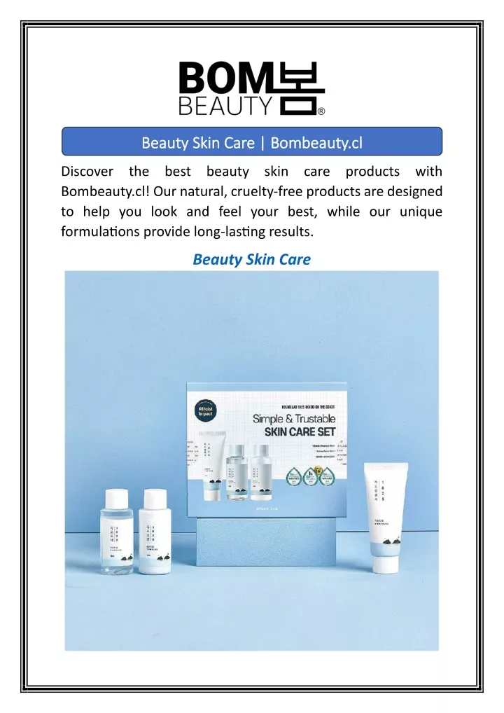 beauty skin care bombeauty cl beauty skin care