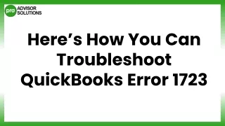 here s how you can troubleshoot quickbooks error