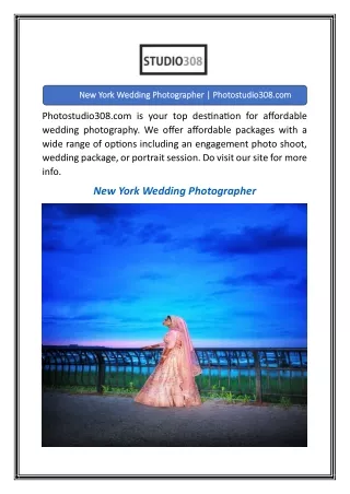 New York Wedding Photographer Photostudio308