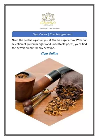 Cigar Online Charliescigars