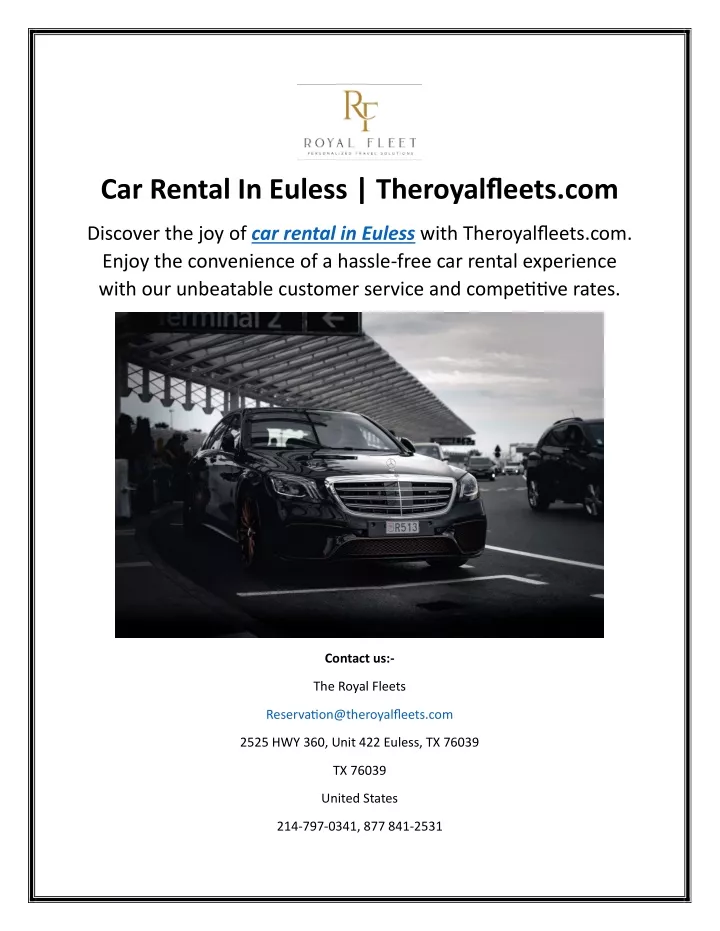 car rental in euless theroyalfleets com