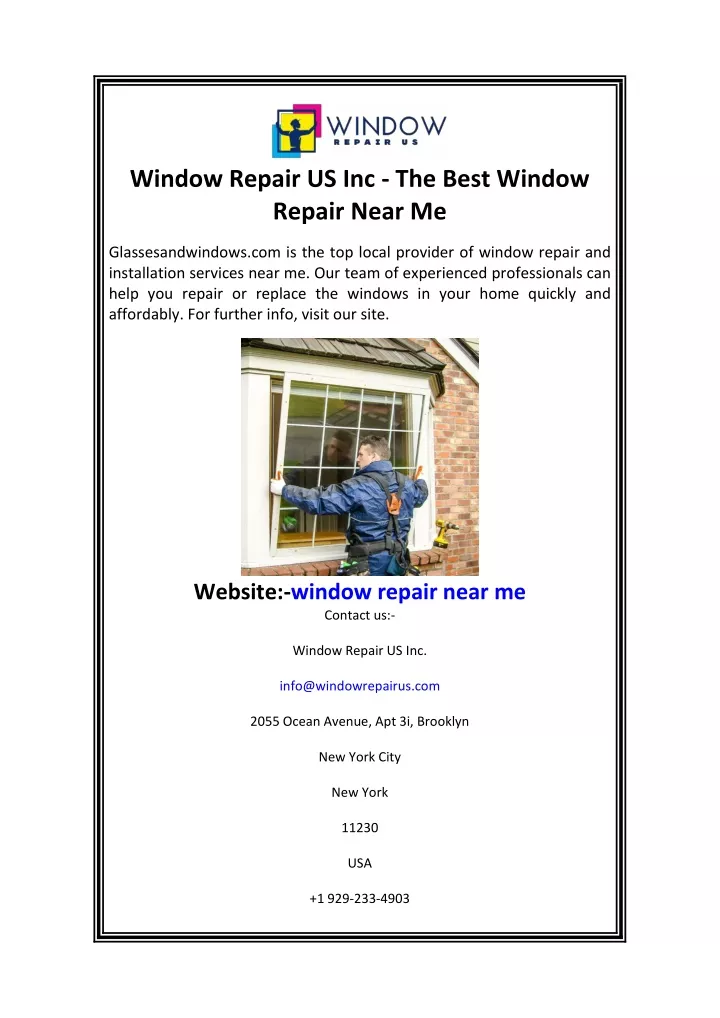 window repair us inc the best window repair near