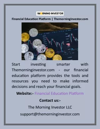 Financial Education Platform  Themorninginvestor