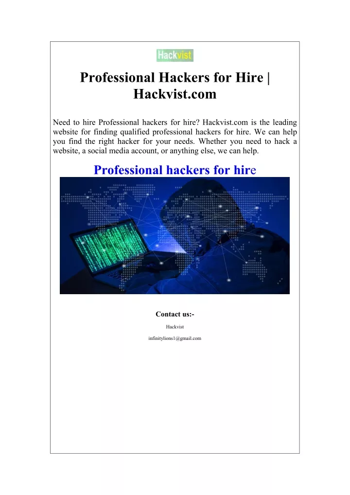 professional hackers for hire hackvist com