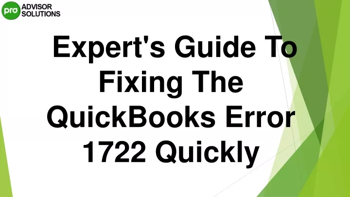 expert s guide to fixing the quickbooks error