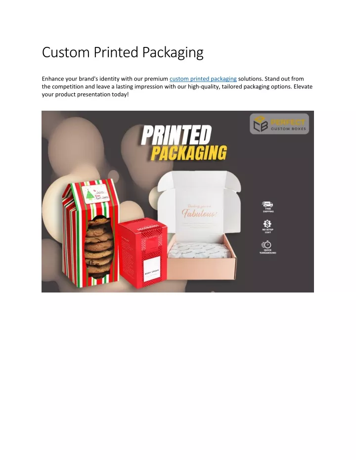 custom printed packaging