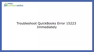 troubleshoot quickbooks error 15223 immediately