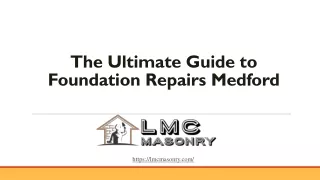 Discover Reliable Foundation Repairs in Medford with LMC Masonry!