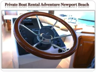 Private Boat Rental Adventure Newport Beach