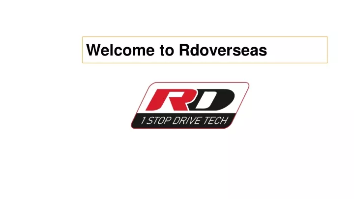 welcome to rdoverseas