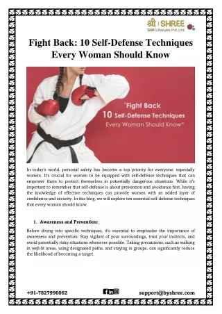 fight back 10 self defense techniques every woman
