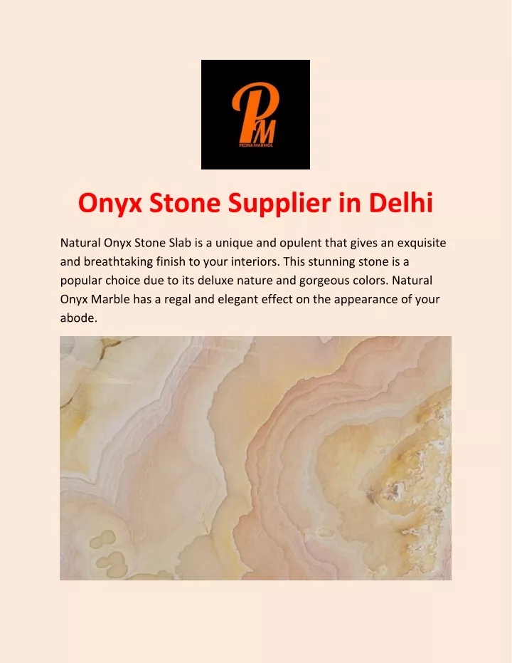 onyx stone supplier in delhi