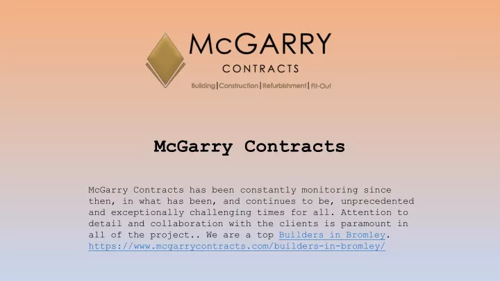 mcgarry contracts
