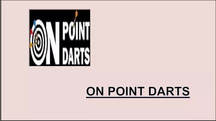 on point darts