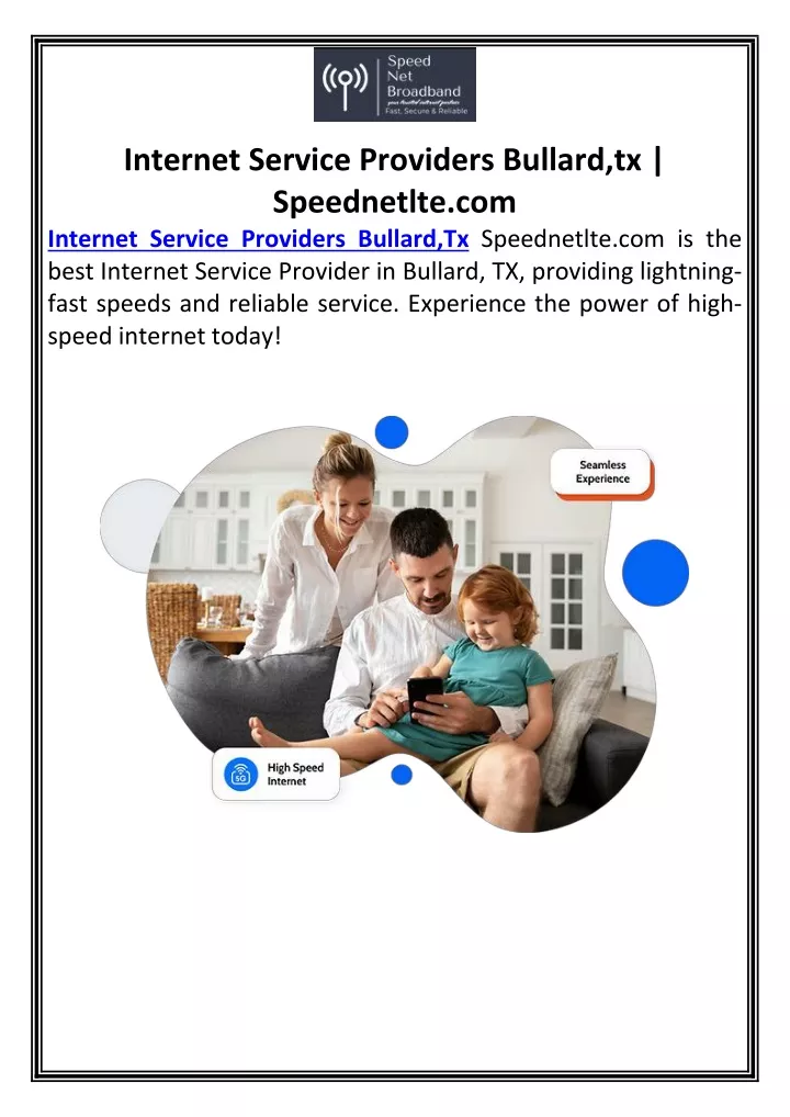 internet service providers bullard tx speednetlte