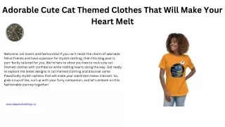 Adorable Cute Cat Themed Clothes That Will Make Your Heart Melt