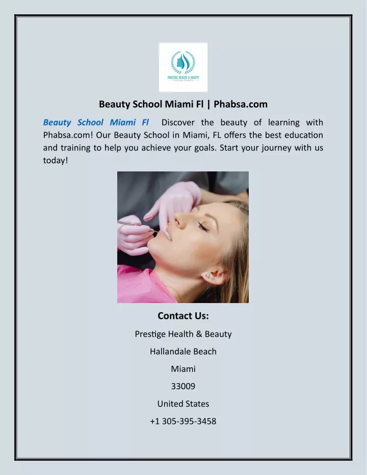 beauty school miami fl phabsa com