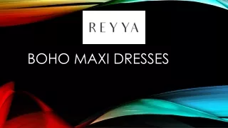 Boho Maxi Dresses