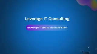 Leverage IT Consulting - Best Managed IT Service in Sacramento