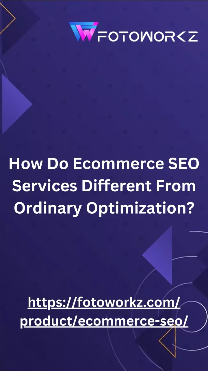 how do ecommerce seo services different from