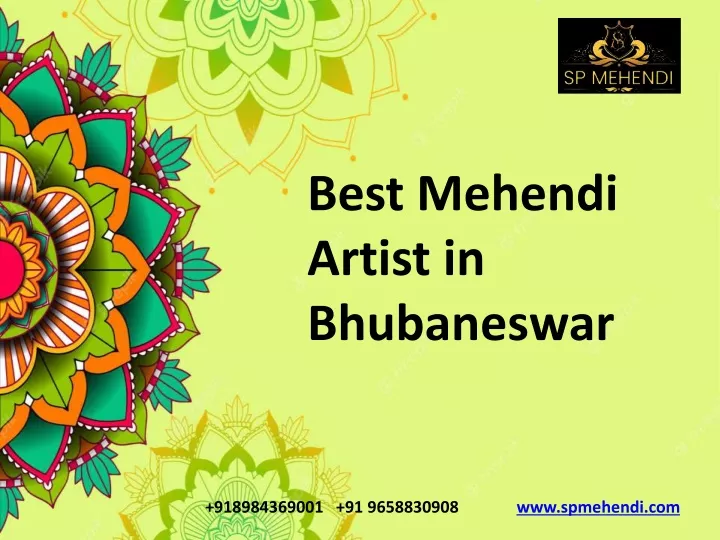 best mehendi artist in bhubaneswar
