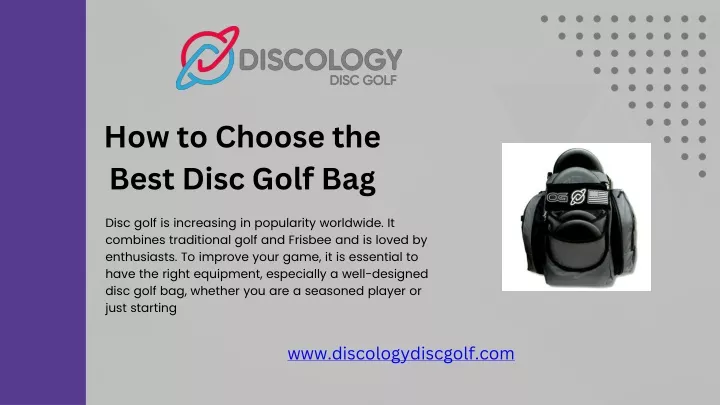 how to choose the best disc golf bag
