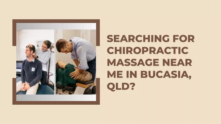 searching for chiropractic massage near