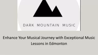 Enhance Your Musical Journey with Exceptional Music Lessons in Edmonton