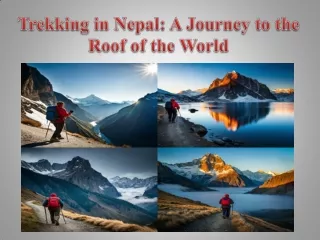 Trekking in Nepal A Journey to the Roof of the World