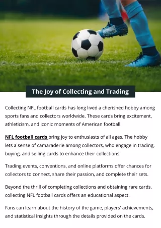the joy of collecting and trading