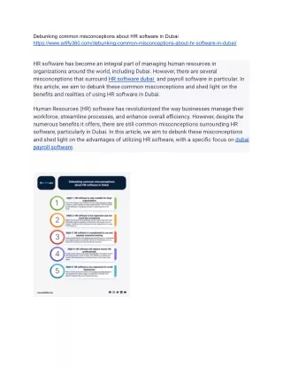 debunking common misconceptions about hr software