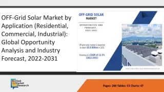 Global OFF-Grid Solar Market PPT