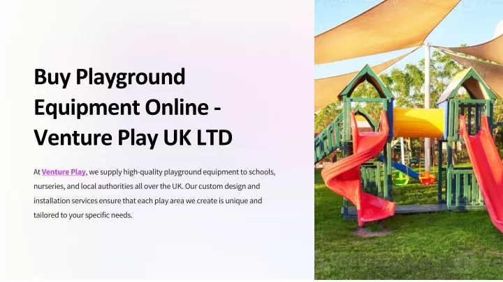 buy playground equipment online venture play
