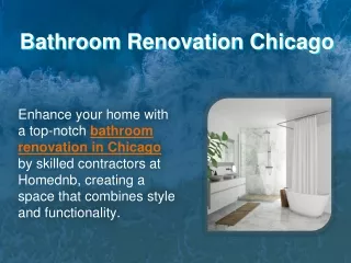 Bathroom Renovation Chicago