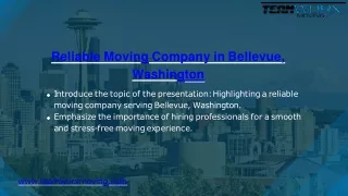 Moving Company in Bellevue Washington